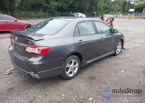 2012 Toyota Corolla S z USA, uszkodzony, nr VIN 5YFBU4EE5CP071911